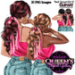 Back View Clipart | Back Turned | Fashion Girl Clipart | Fashion Illustration | Fashion Clipart | Planner Cover | Girl Clipart | Planner Girl