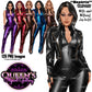 Woman in leather bodysuit | Girl boss | Lady boss | Woman clipart png | Fashion girl clipart | Fashion illustration clipart | Curvy girl clipart
