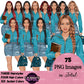 High School Teen Girl Clipart PNG | Diverse Teen Girls Clipart | Fashion Teen Girls | School Girl Graphics | Teenager PNG