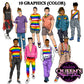 LGBTQ youth clipart featuring diverse teen boys and girls wearing Pride rainbow clothing, casual outfits and accessories, color PNG images with transparent backgrounds