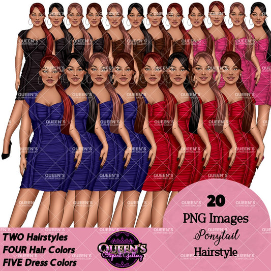 Fashion Woman Clipart PNG | Elegant Woman Clipart | Stylish Girl PNG | Fashion Illustration | Dress Clipart