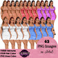Dress clipart PNG collection featuring a fashionable woman in a fitted mini dress with multiple hairstyles, hair colors, dress color variations, and transparent backgrounds.