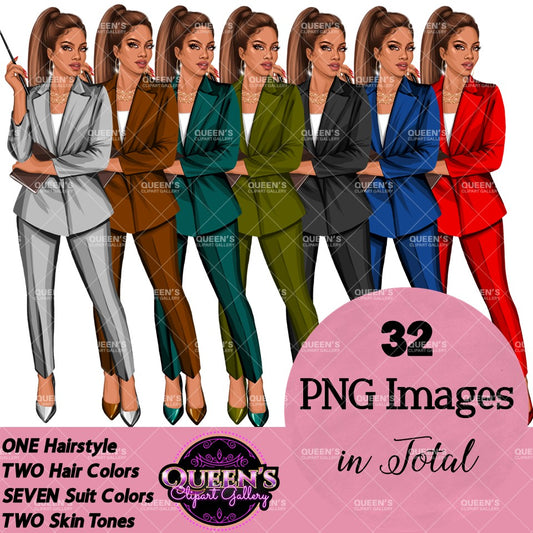 Teacher Clipart | Professional Woman PNG | Business Woman Clipart | Female Educator Illustration | Office Woman Illustration