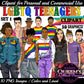 LGBTQ teen clipart collection featuring diverse teenagers in Pride rainbow clothing, inclusive LGBTQ youth PNG images with transparent backgrounds