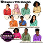 Teenagers thinking, Male Teen Clipart, Female Teen Clipart, Teenager Girl Clipart, Teenager Boy Clipart, Student Boy Clipart, Teens, Student