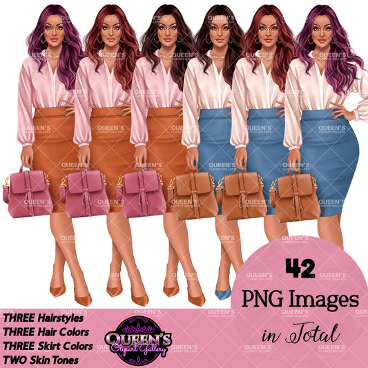 Professional Woman Illustration | Business Woman PNG | Boss Woman Clipart | Woman Clipart