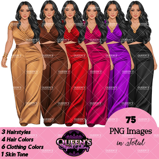 Fashion Girl Clipart, Woman Clipart, Lady Boss Clipart, Fashion Illustration Clipart, Girl Boss Clipart, Pretty Woman Clipart, Boss Woman