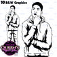 Teenagers, Male Teen Clipart, Female Teen Clipart, Teenager Girl Clipart, Teenager Boy Clipart, Student Boy Clipart, Teens Thinking, Student