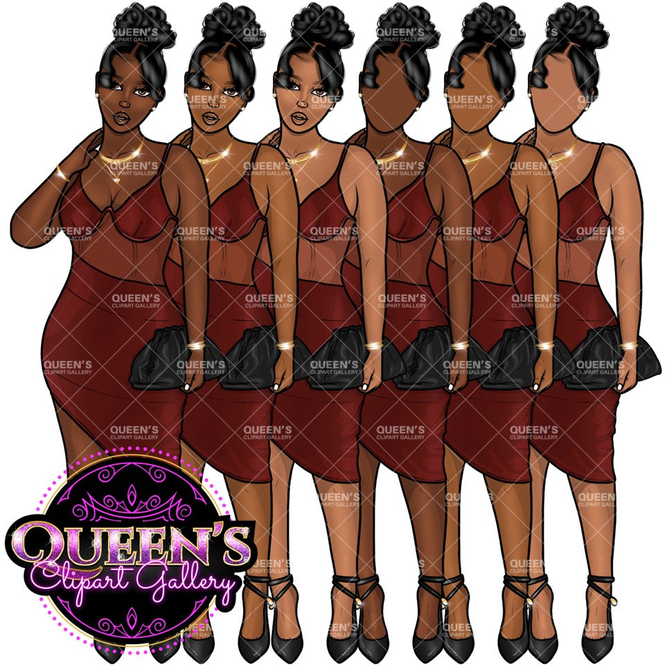 Afro girl clipart, Girl boss, Black woman clipart, Black girl magic, Fashion girl clipart, Fashion illustration, Afro Queen, African American woman