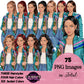 Teen Girl Clipart PNG | Student Clipart | School Girl Clipart | Teenager Clipart | Fashion Teen Girl PNG | Fashion Girl
