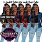 Curvy Denim Girl, Jeans Girl Clipart, Curvy girl, Woman clipart, Fashion girl clipart, Girl boss clipart, Fashion woman, Leather Jacket