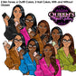 Fashion Clipart | Black Girl Magic Clipart | Black Girl Clipart | Afro Girl Clipart | Afro Woman | Phone Clipart | Cellphone | Stickers
