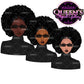 Afro Girl Clipart, Black Woman Clipart, Black Magic Clipart, Afro Face Clipart, Queen Boss, Lady, Black Woman, African American Woman