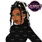 Afro girl clipart | Fashion clipart | Black woman clipart | Black girl magic | Fashion girl clipart | Girl boss clipart | Black girl png | Teenager