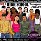 High School Teen Clipart Bundle | Teen Student Clipart | High School Students PNG | Diverse Teenagers Clipart