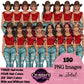 Fashion Woman Clipart PNG | Western Cowgirl Clipart | Stylish Woman Illustration | Denim Fashion Girl Clipart | Fashion Girl Clipart
