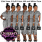 Black girl PNG | Afro girl clipart | Black woman clipart | Black girl magic | Fashion girl clipart | Girl boss clipart | Curvy girl | Boss