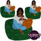 Black Woman Relaxing Illustration | Self-Care Flat Illustration | Cozy Woman PNG | Coffee And Couch Clipart | Flat Illustration | Flat Design