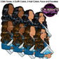 Afro Girl Clipart, Afro Woman Clipart, Stickers, Planner Girl, Business Woman Clipart, Black Girl Magic, Girl Boss, Afro Clipart, Fashion