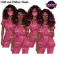 Black Nurse Clipart PNG | African American Nurse Clipart | Healthcare Hero PNG | Medical Scrubs Clipart | Nurse Illustration