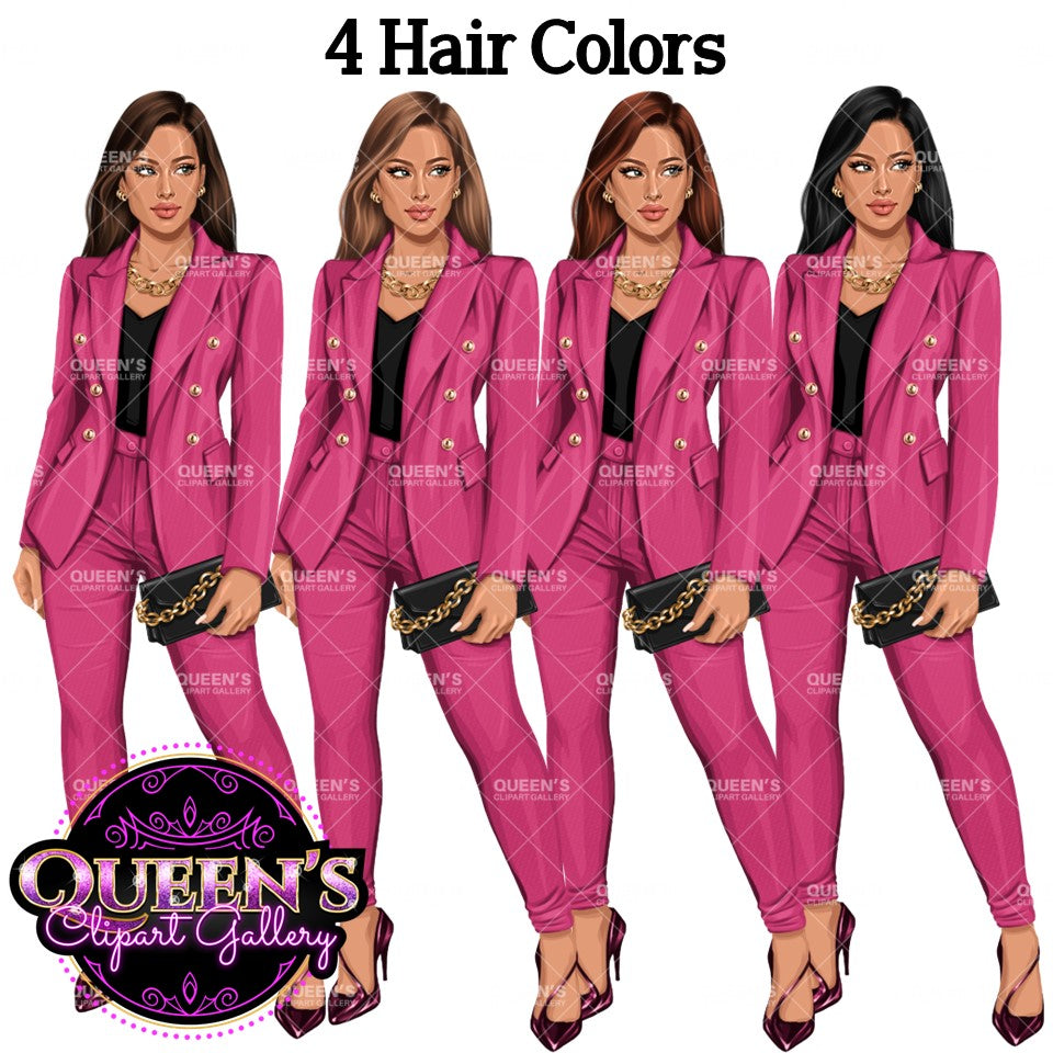 Boss girl, Fashion girl clipart, Fashion illustration clipart