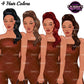 Fashion Woman Clipart | Curvy Woman Jumpsuit PNG | Girl Boss Fashion Illustration | Woman Clipart