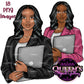 African American woman | Lady boss clipart | Teacher clipart | Afro woman | Boss lady | Black girl magic | Fashion girl clipart | Afro girl