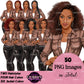 Digital clipart  featuring a stylized African American woman in a brown button-up jacket and black pants.  Fashion woman clipart PNG featuring a stylish woman wearing a casual jacket with 2 hairstyles, 4 hair colors, 6 jacket color variations, and transparent background.