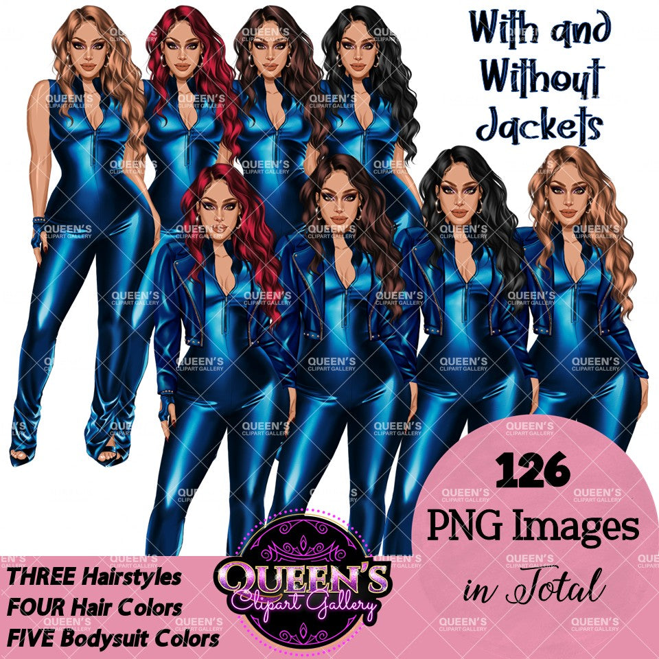 Woman in leather bodysuit | Girl boss | Lady boss | Woman clipart png | Fashion girl clipart | Fashion illustration clipart | Curvy girl clipart