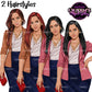 Professional woman clipart with braided and straight hairstyles, pink and brown blazers, PNG images with transparent backgrounds.