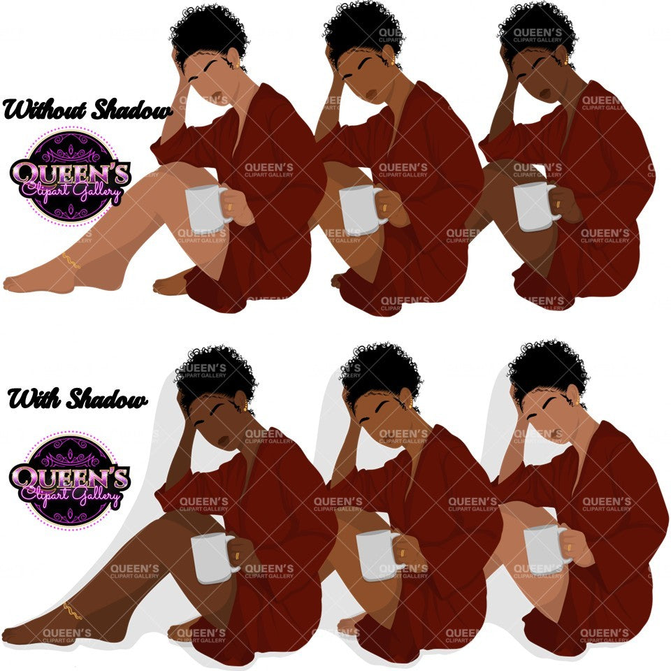 Black Woman Flat Clipart Bundle | Flat Illustration | Flat Design | Black Woman Clipart | Black Girl Magic