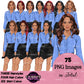 Professional Woman Clipart Bundle PNG | Business Woman Clipart | Corporate Woman PNG | Office Woman Clipart