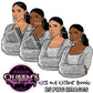 African American woman, Lady boss clipart, Teacher clipart, Afro woman, Booklover, Boss lady, Black girl magic, Fashion girl clipart, Books
