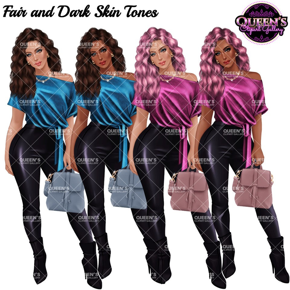 Fashion Woman Clipart PNG | Woman Clipart | Fashion Girl Clipart | Fashion Illustration | Woman IllustrationWoman Clipart