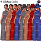 Fashion Woman Clipart PNG | Elegant Jumpsuit Clipart | Woman Illustration | Fashion Illustration PNG