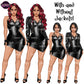 Woman in leather dress, Girl boss, Lady boss, Woman clipart png, Fashion girl clipart, Fashion illustration clipart, Curvy girl clipart
