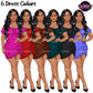Fashion woman clipart featuring a stylish woman in pink, red, brown, green, black and purple mini dresses with transparent backgrounds.