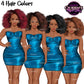 Black Woman Leather Dress Clipart | Afro Woman Fashion PNG | Curvy Woman Clipart | Fashion Illustration | Girl Boss Clipart
