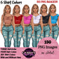 Fashion Woman Clipart PNG | Western Cowgirl Clipart | Stylish Woman Illustration | Denim Fashion Girl Clipart | Fashion Girl Clipart