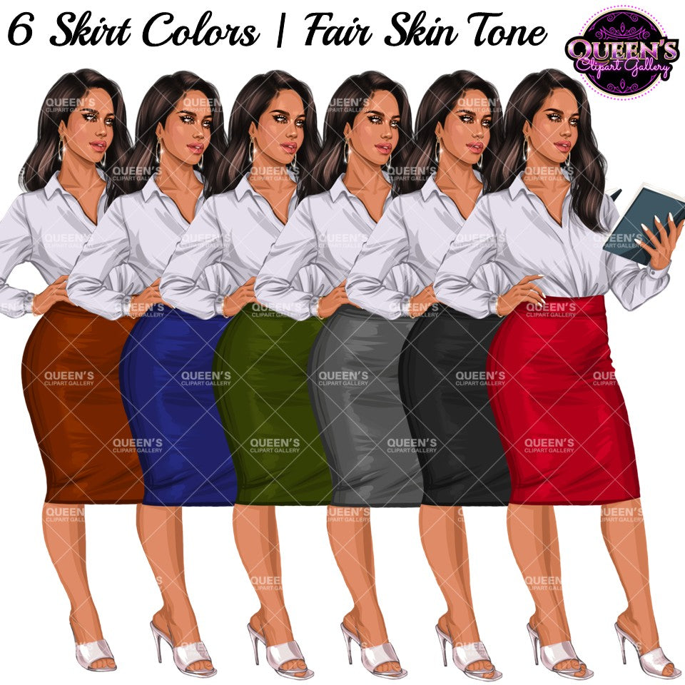 Teacher Clipart | Professional Woman PNG | Business Woman Clipart | Female Educator Illustration | Office Woman Illustration | Fashion Girl