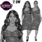 Black and white woman clipart featuring elegant female characters in fitted dresses with long wavy and braided hairstyles.