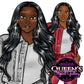 Denim girl clipart, Curvy girl clipart, Fashion girl clipart, Jeans Girl Clipart, African American clipart, Afro girls clipart, Girl Boss