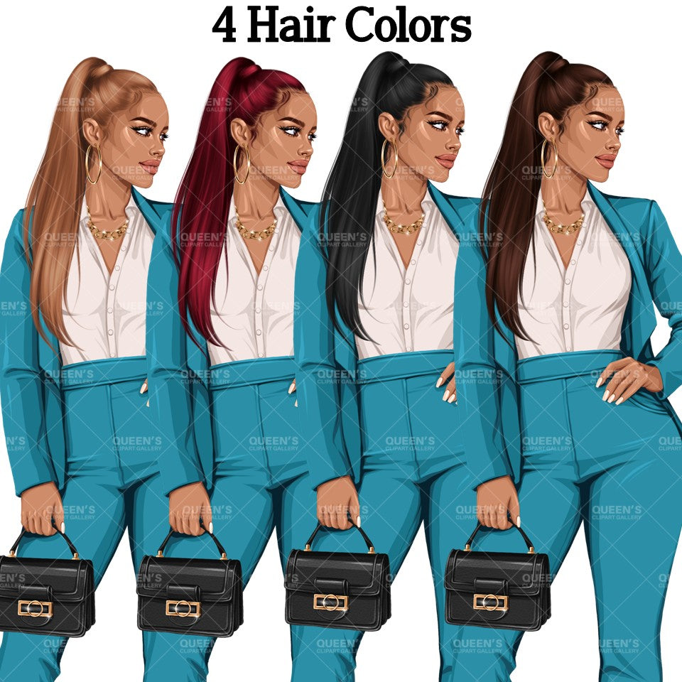 Boss lady, Lady boss clipart, Fashion girl clipart, Business woman clipart, Woman in suit, Curvy girl clipart, Executive woman, Boss girl