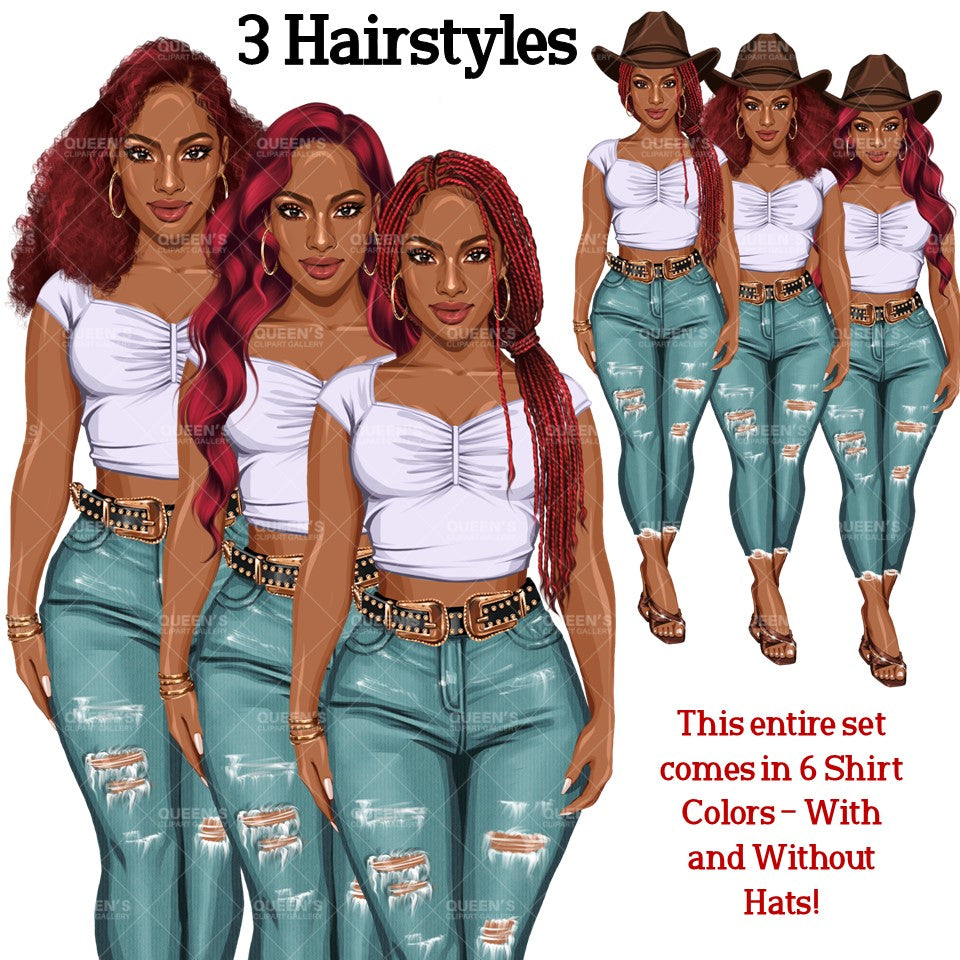 Afro Denim jeans girl, Jeans girl clipart, Woman clipart, Fashion girl clipart, Fashion illustration, Afro girl clipart,  Denim Girl Clipart