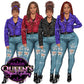 Denim girl clipart, Fashion girl clipart, Jeans girl clipart, Fashion illustration, Curvy girl clipart, Afro girl, African American woman