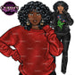Black History Month Clipart, Denim girl clipart, Black girl magic, Fashion girl clipart, African American woman, Afro girl clipart, Woman Clipart, Girl boss