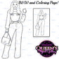 Coffee girl clipart, Curvy girl clipart, Fashion girl clipart, Jeans Girl Clipart, African American clipart, Afro girls clipart, Girl Boss