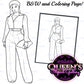 Afro girl clipart, African American woman, Black woman clipart, Black girl magic, Fashion girl clipart, Girl boss, Curvy girl, Black Queen