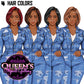 Denim Jeans Girl Clipart, Fashion Girl Clipart, Jeans Girl Clipart, Girl Boss Clipart, African American Woman in Jeans, Jeans Jacket Clipart, Boss Babe