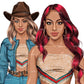 Country girl clipart, Summer girl clipart, Denim jeans girl, Jeans girl clipart, Woman clipart, Fashion girl clipart, Fashion illustration